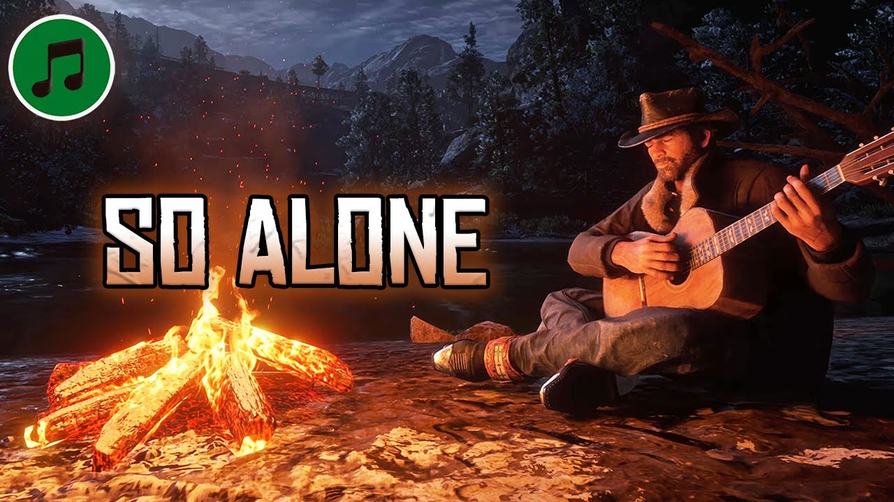 So Alone | Relaxing Western Guitar | Red Dead Redemption 2 Landscape & Ambience [4K]