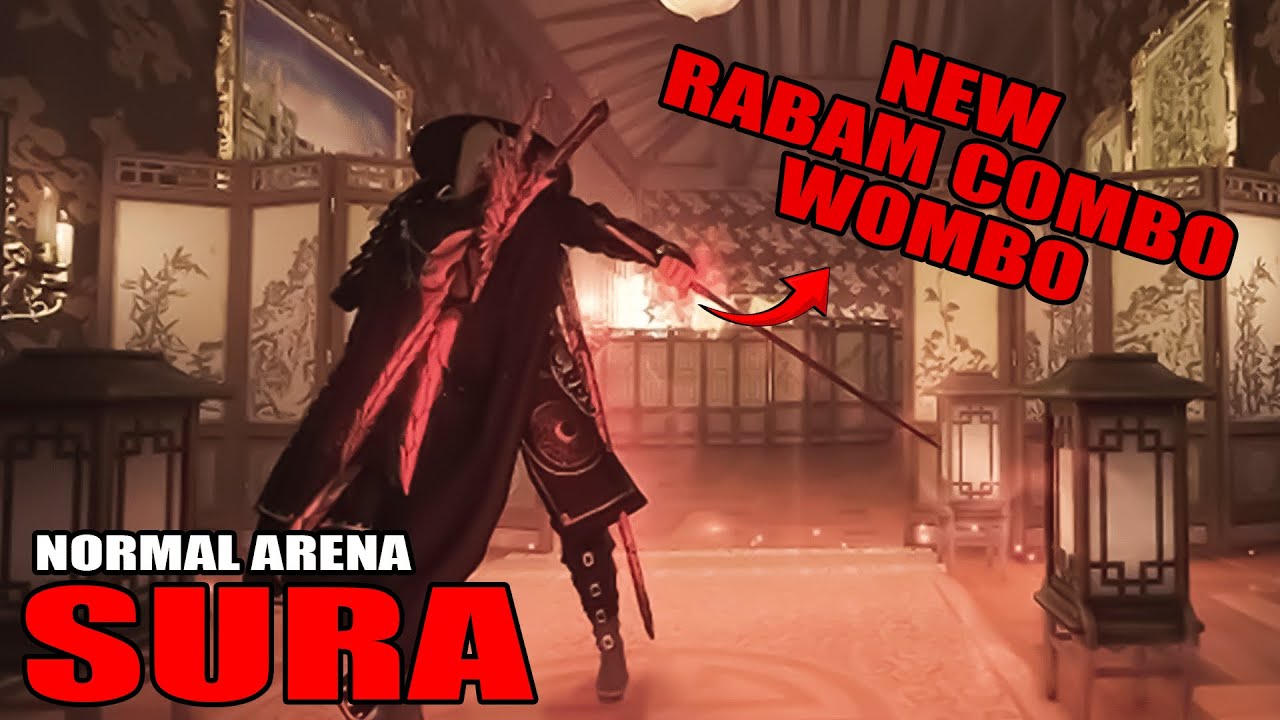 This Class Gives Off Anime Aura🔥🗿 | Sura Arena PVP + Rabam Combo | Black Desert Mobile