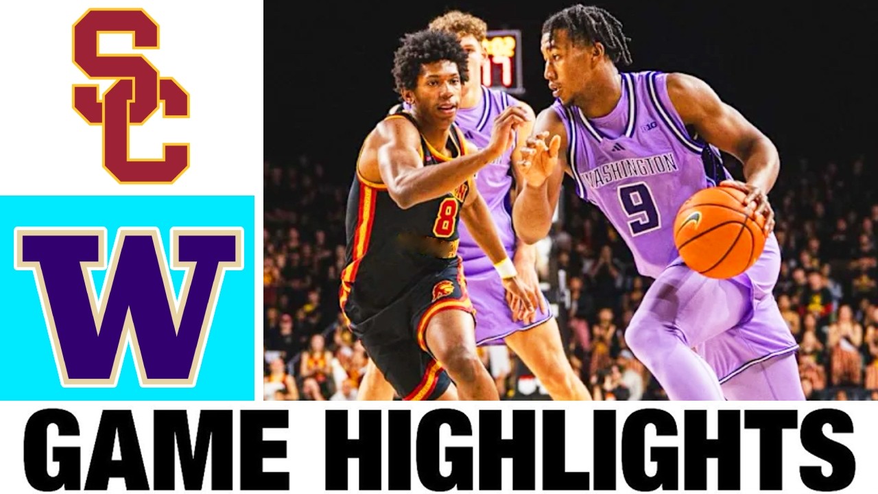 USC vs Washington Highlights | Men's Basketball | College Basketball 2026