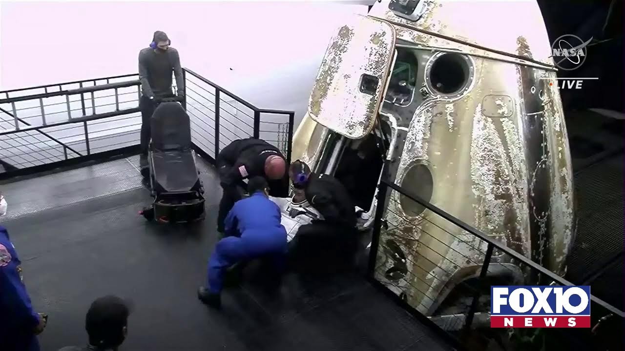 Four SpaceX astronauts slated to splash down tonight in the Gulf near Pensacola