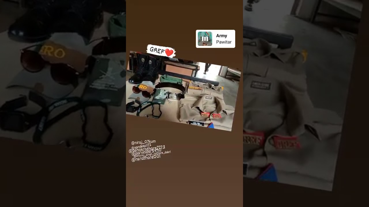 बीआरओ ग्रेफ फुल वर्दी सेट pass out dress//army bro gref