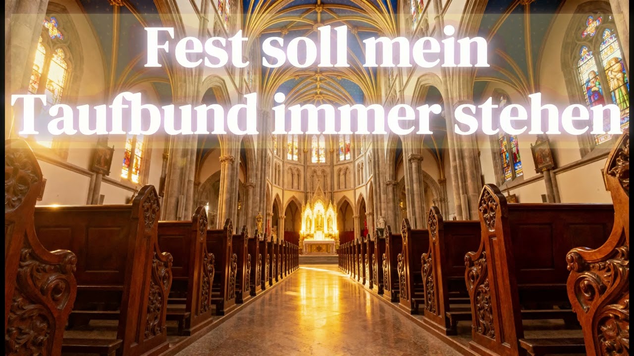 Fest soll mein Taufbund immer stehen 🙏 Kirchenchor Kinder