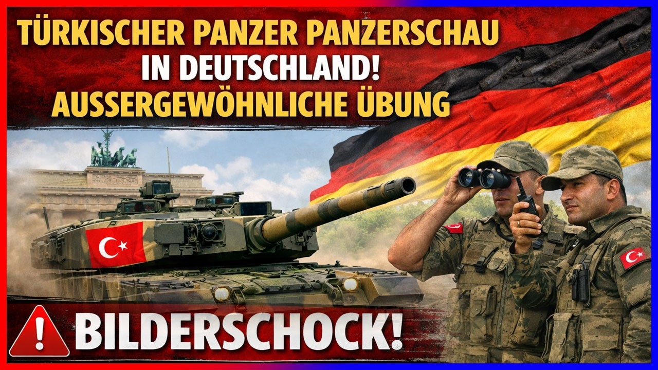Türkischer Panzer Panzerschau in Deutschland! Außergewöhnliche Übung