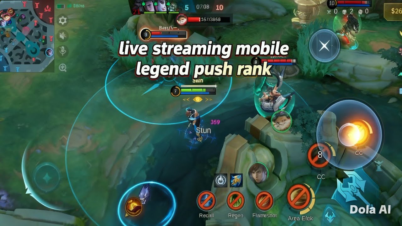 Live Streaming saya dengan AZ Screen Recorder