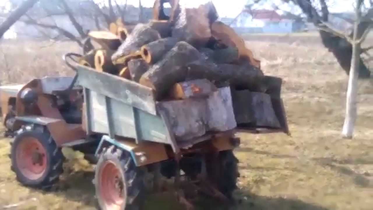 Прикарпатець ТМК-02. Звозим дрова 2