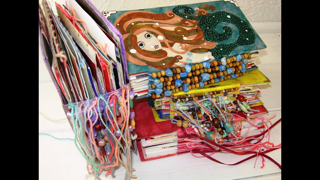 Make an Art Journal with Recycled Greetings Cards: Tutorial Part II