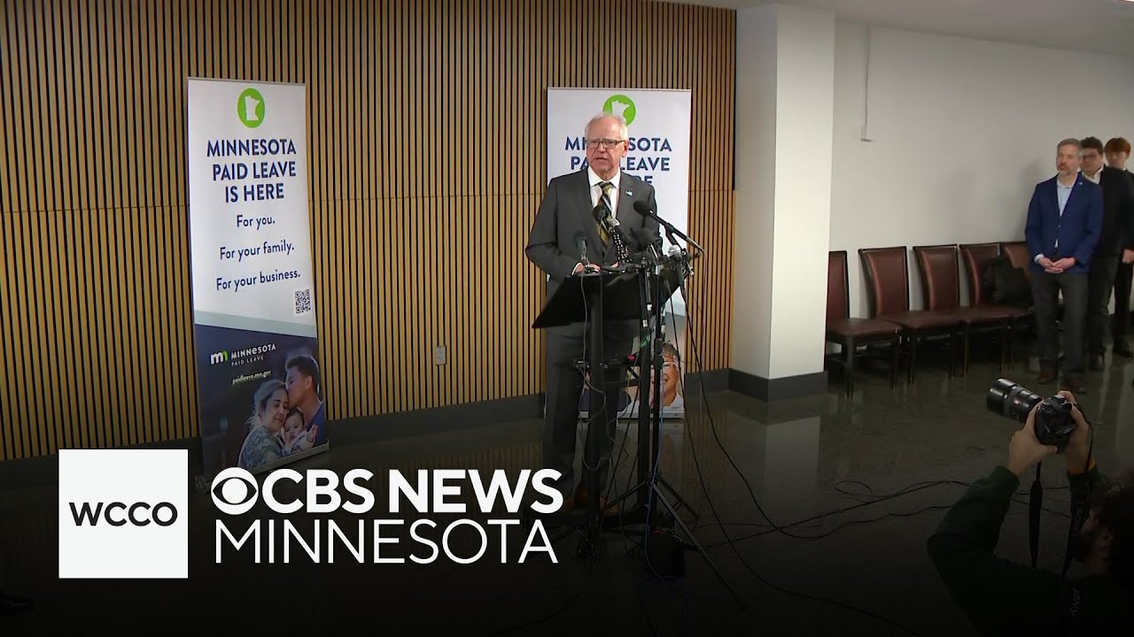 Gov. Tim Walz: 18,000 Minnesotans have applied for state's paid family leave program