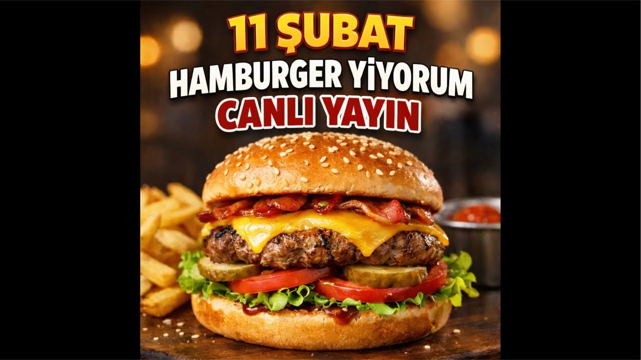 11 ŞUBAT 🍔 Filipinler Manila’da Hamburger Yiyorum | CANLI YAYIN