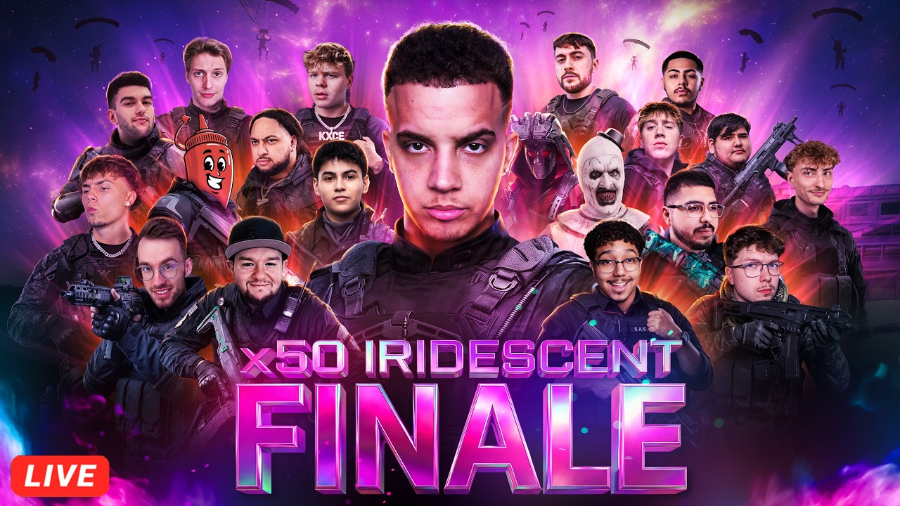 $2,000 WARZONE TOURNAMENT ☢️ STREAMERS vs 50 IRIDESCENTS FINALE! (SEASON 1)