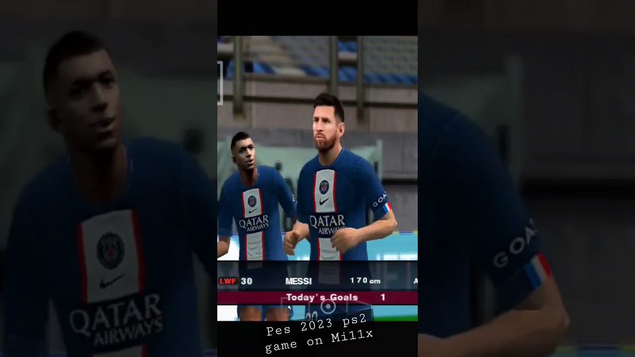 pes 2023 PlayStation 2 game on Mi11x 60fps smooth #ps2 #ps2games #pes