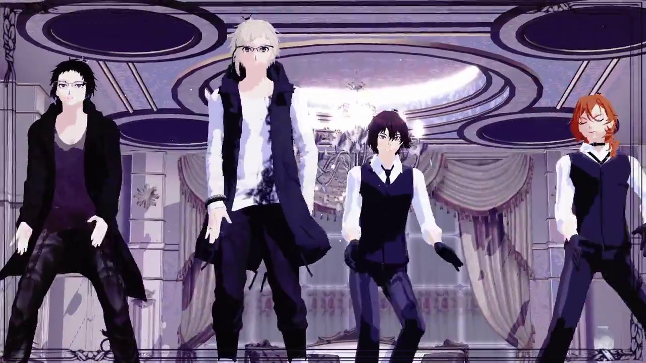 【MMD文スト】ヒビカセ【新旧双黑】修正版