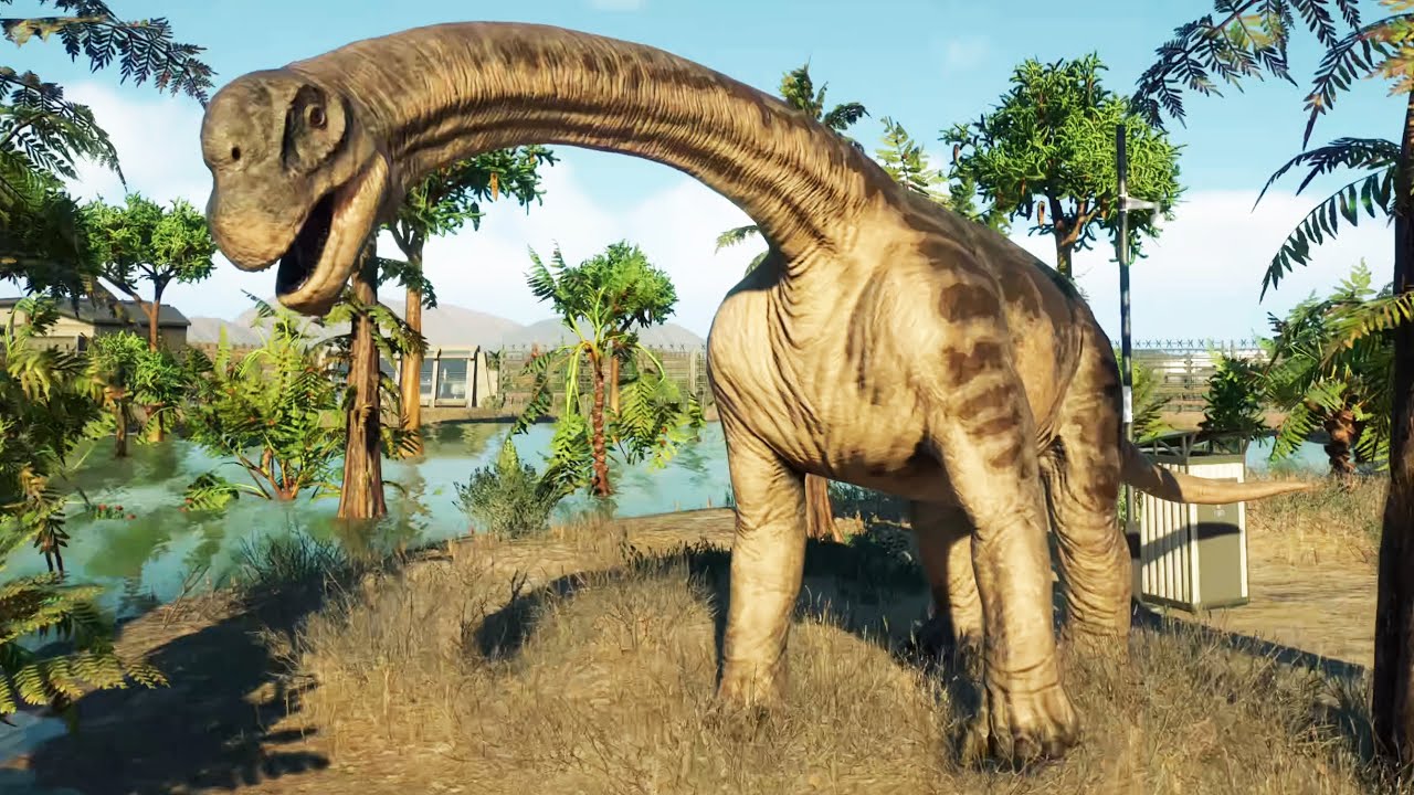 Jurassic World Evolution 2 - Camarasaurus Gameplay (PS5 UHD) [4K60FPS]