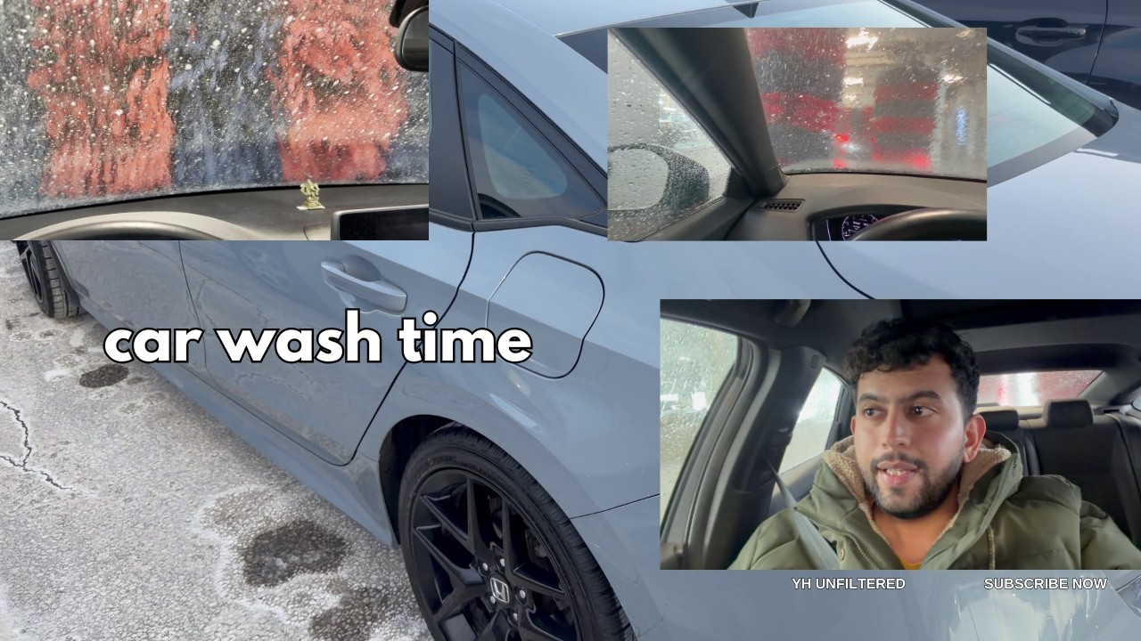 Car Wash in Canada | -30°C Dirt to Showroom Shine 🚗❄️ | Vlog