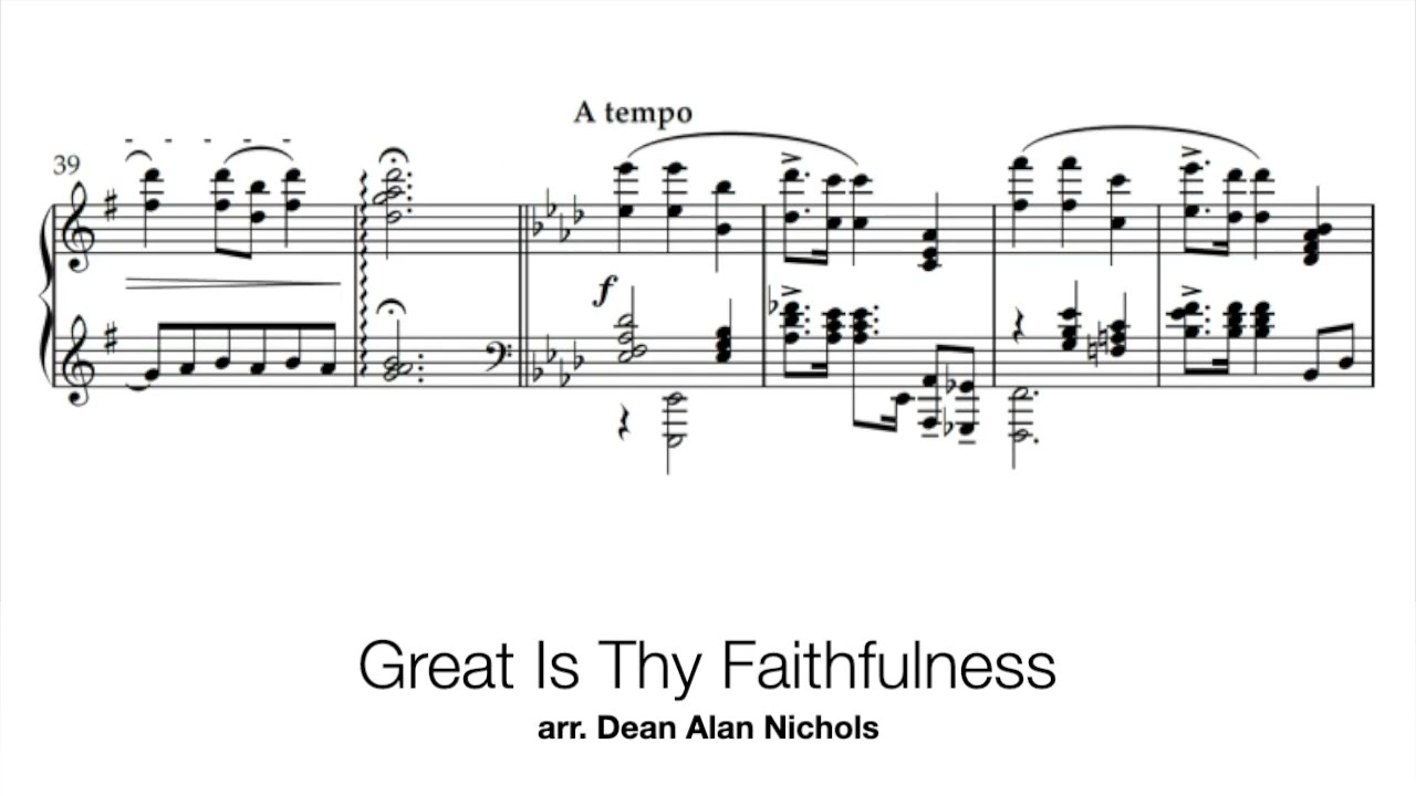 Great is Thy Faithfulness