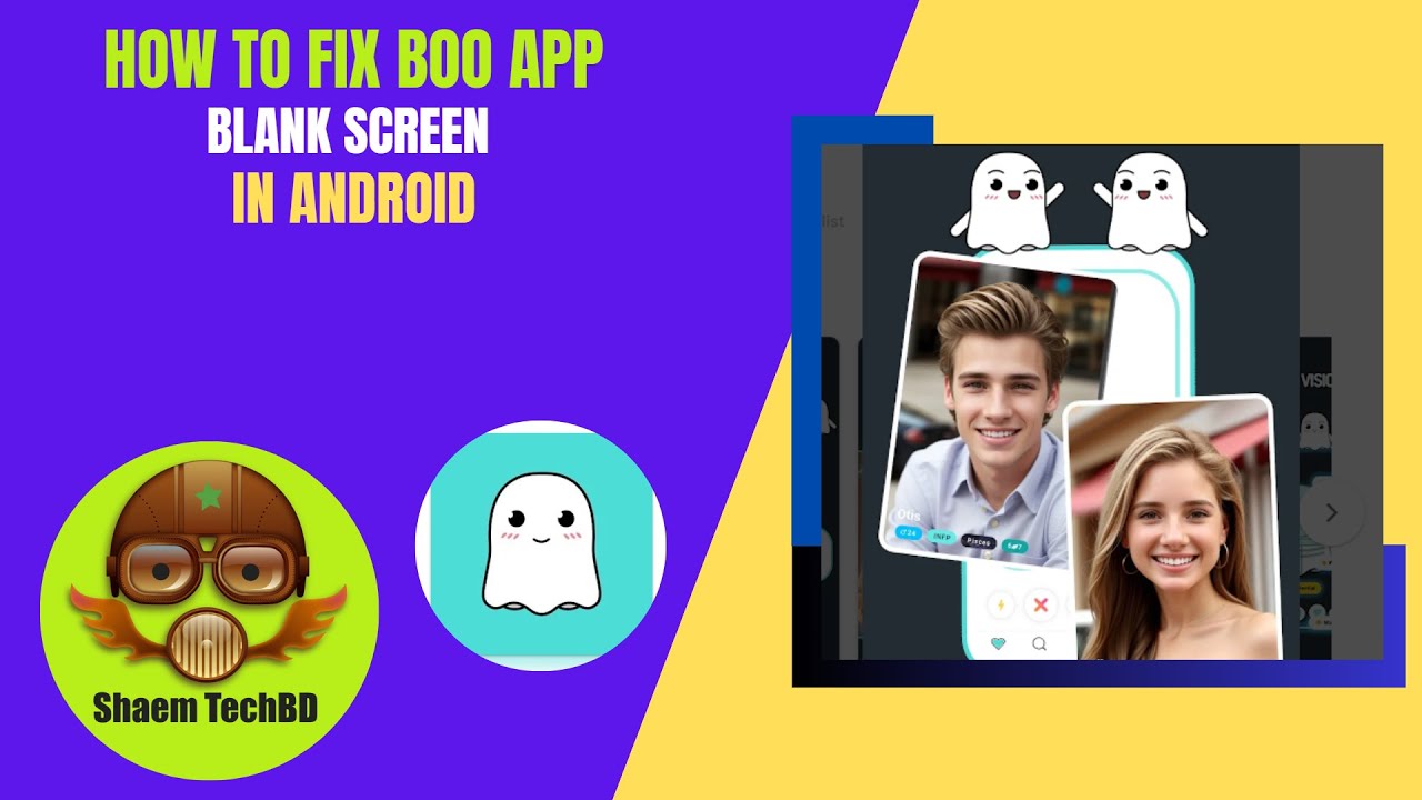 How to Fix Boo App Blank Screen in Android After New Updates