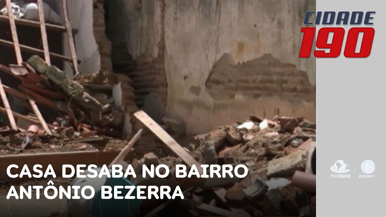 Casa desaba e móveis são destruídos pela lama e escombros; morador idoso perdeu tudo | Cidade 190
