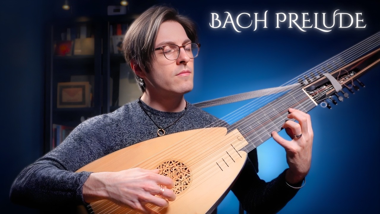Bach’s Cello Prelude in G — on Lute