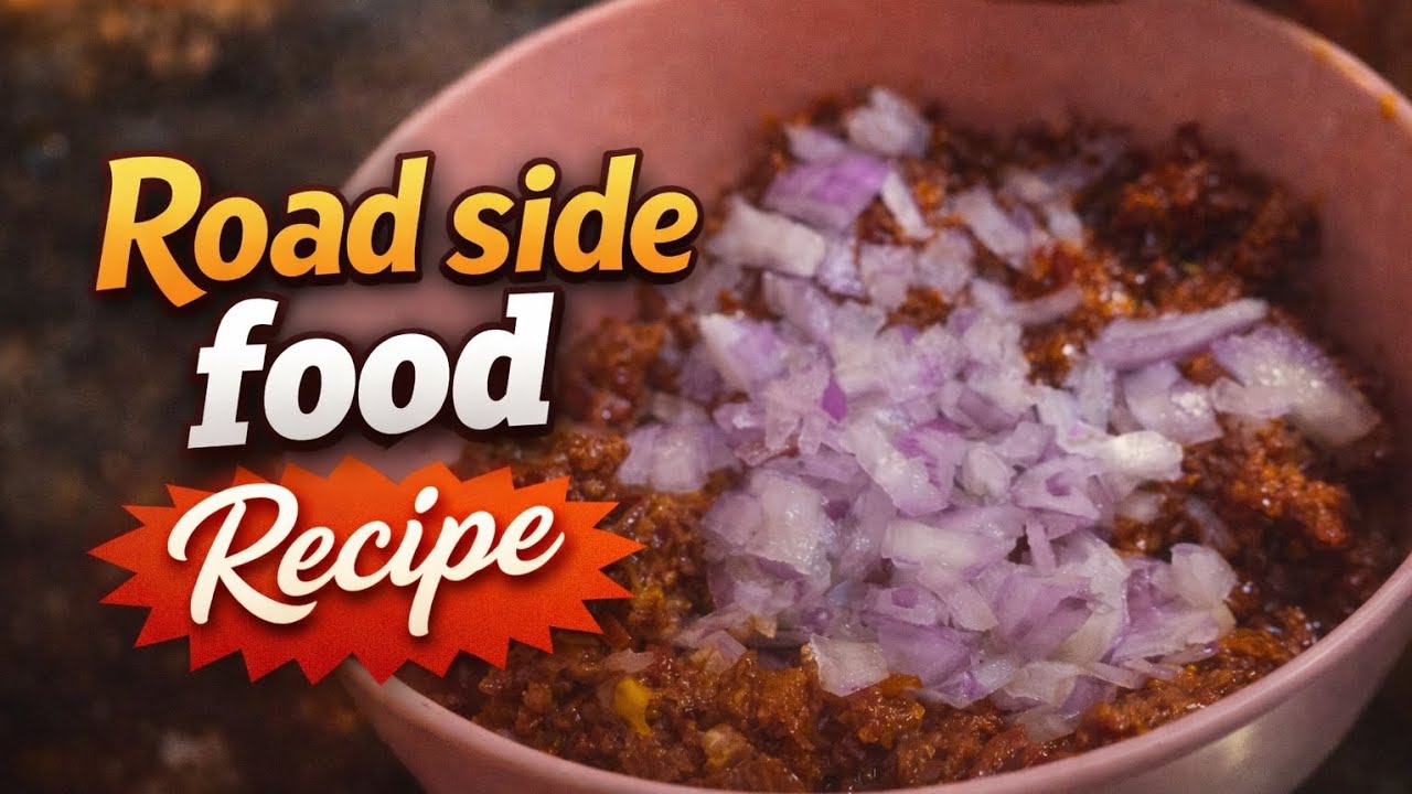 Road Side Food Recipe #cooking #streetfood #food #vlog #recipe #viral #trending 