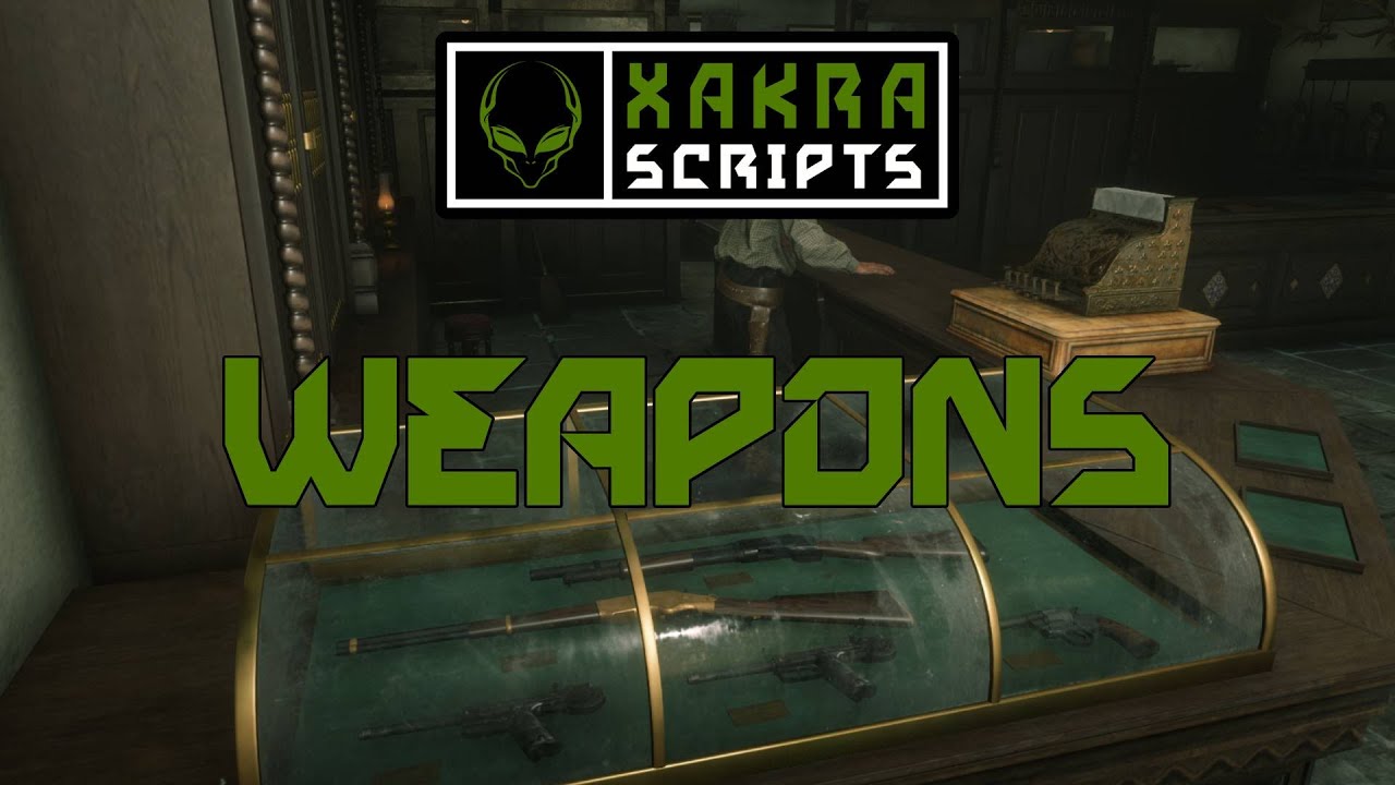 Script weapon system and gunsmith - RedM [VORP]