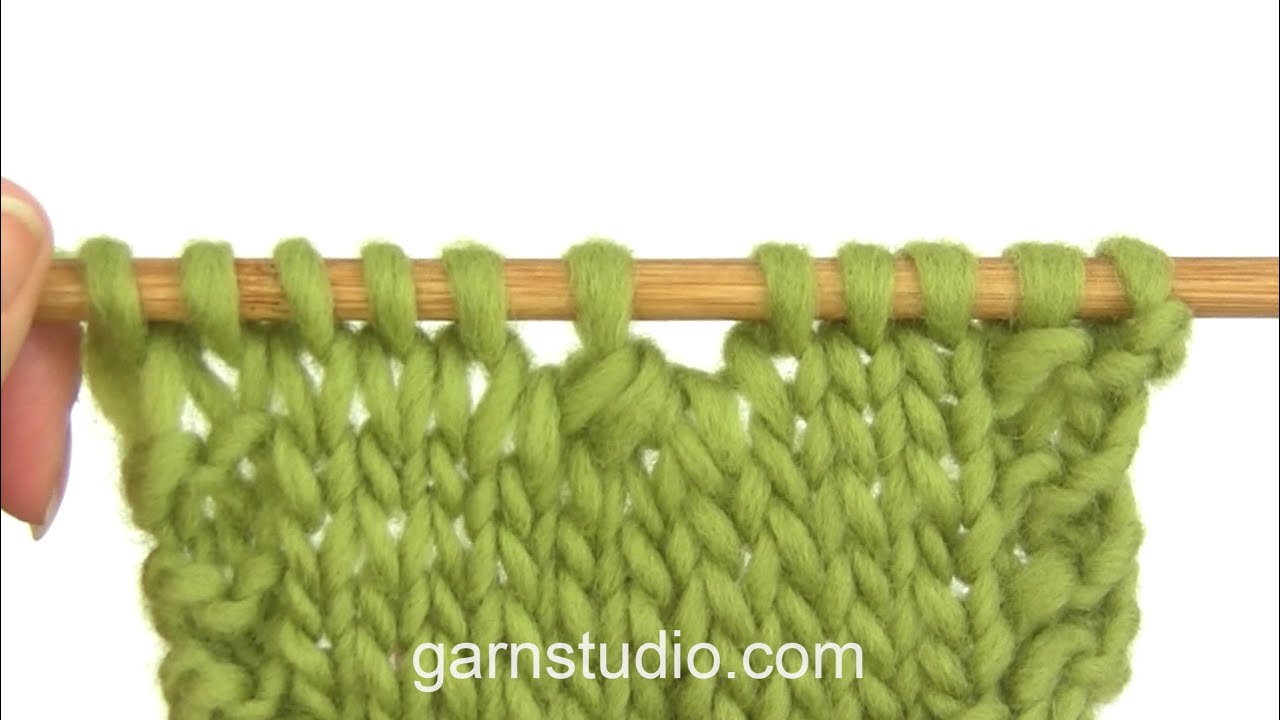 How to knit 4 stitches together (decrease)