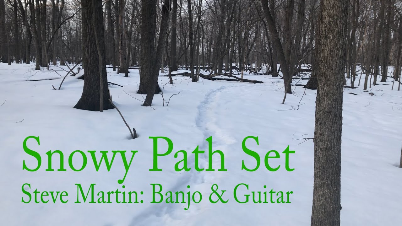 Snowy Path & Music From A Found Harmonium - Steve Martin on banjo & guitar