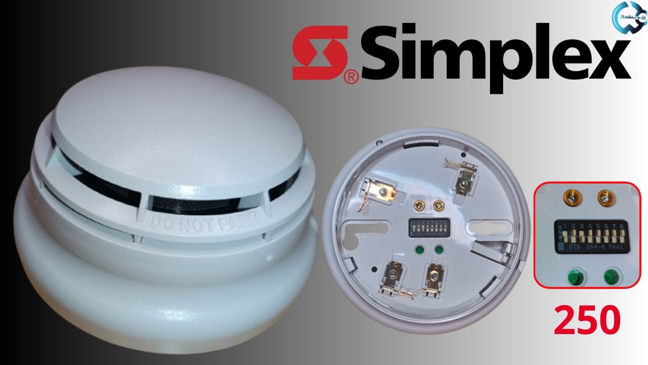 Cómo direccionar detectores de humo Simplex en un sistema contra incendios