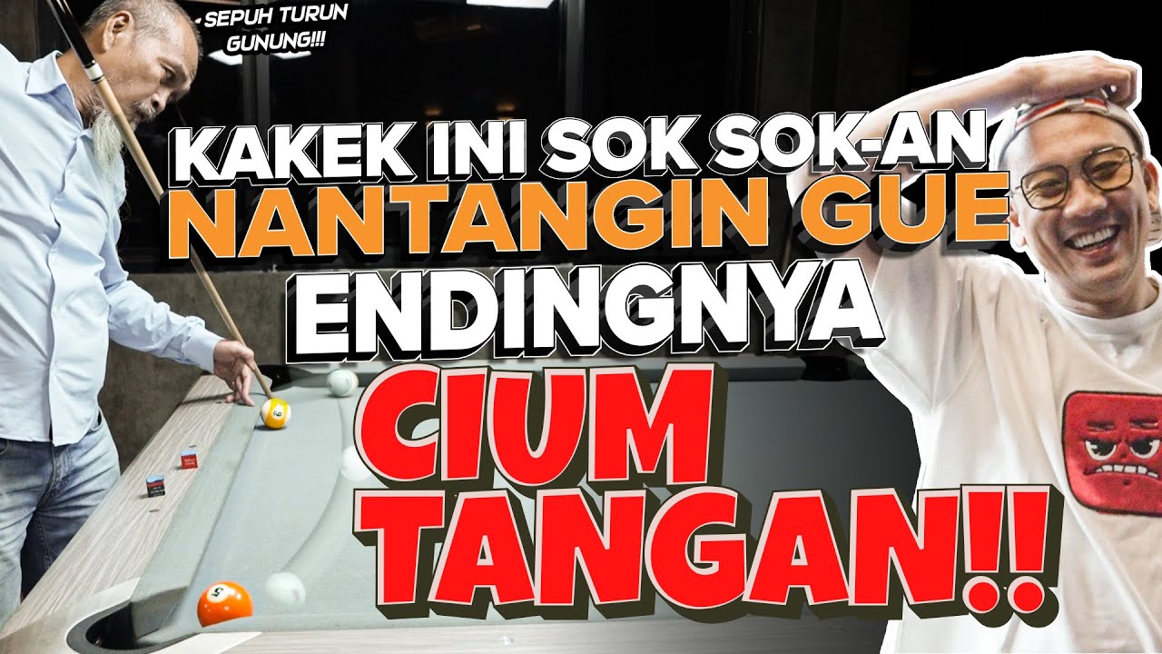 SEPUH BILLIARD TURUN GUNUNG ‼️ NYODOK BOLA TANPA NGELIHAT, BIKIN DENSU JADI CIUM TANGAN ‼️