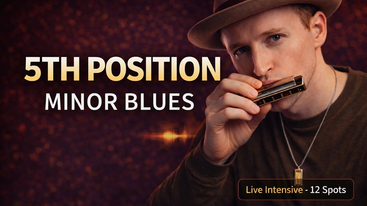 🔥 Mastering 5th Position in Minor Blues | Live 12 Bar Breakdown 🔥