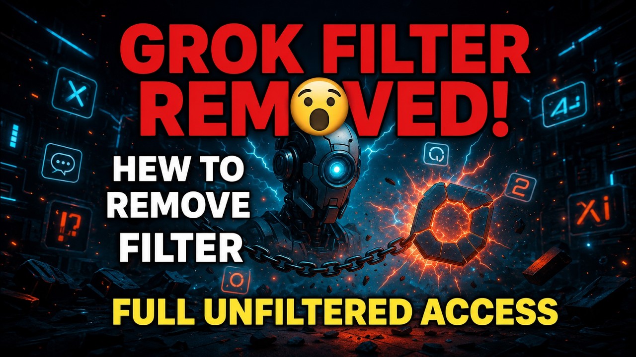 How to Remove Grok Filter (99% Success Rate - Works 2026)