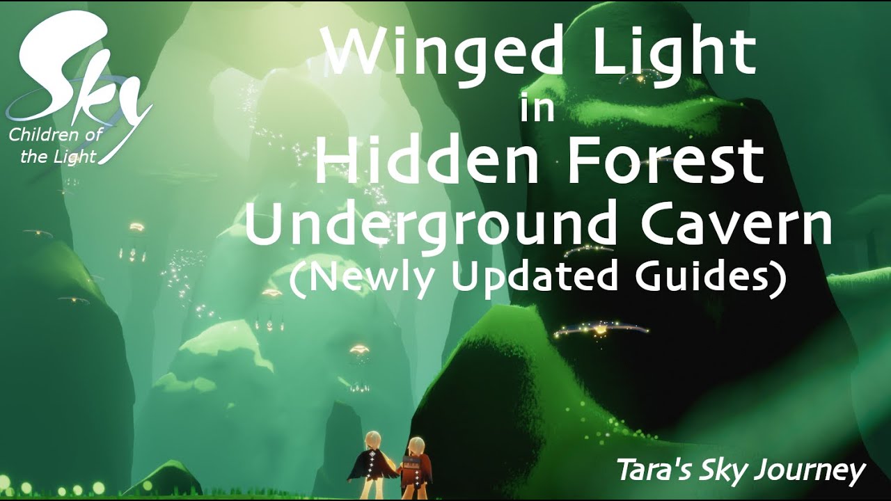 Winged Light in Hidden Forest (Underground Cavern) - Sky: Children of the Light