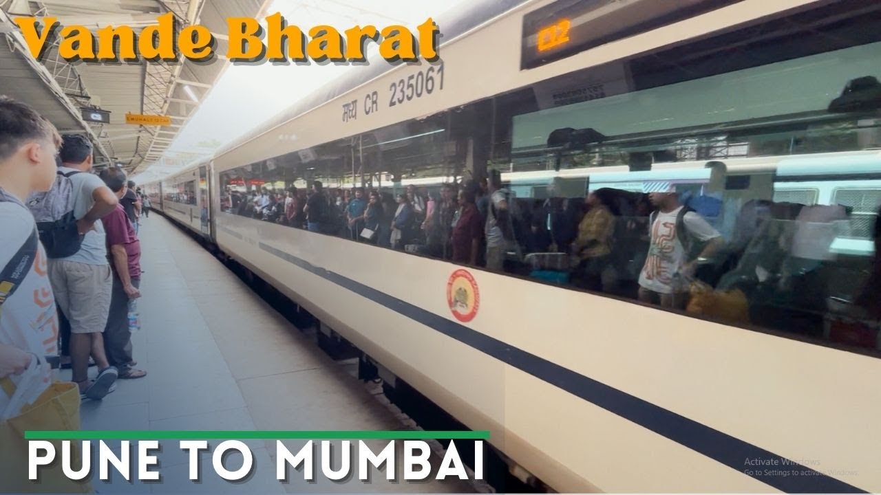 Vande Bharat Express 🇮🇳 | Pune to Mumbai 22226 | Luxury Train | Food | Time | Guided Journey