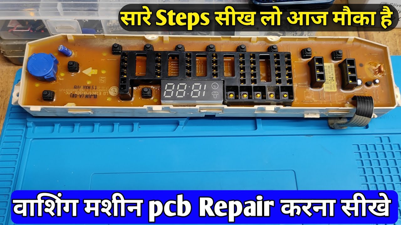 Dead Washing Machine Pcb Repair Full Video