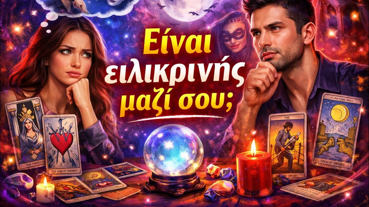 🔮ΕΙΝΑΙ ΕΙΛΙΚΡΙΝΗΣ ΜΑΖΙ ΣΟΥ❓#manos_tarot #tarot #pickacard #ταρω 