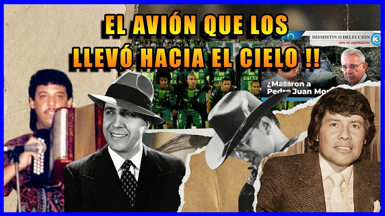 Famosos COLOMBIANOS que MURIERON en Accidentes AEREOS !!