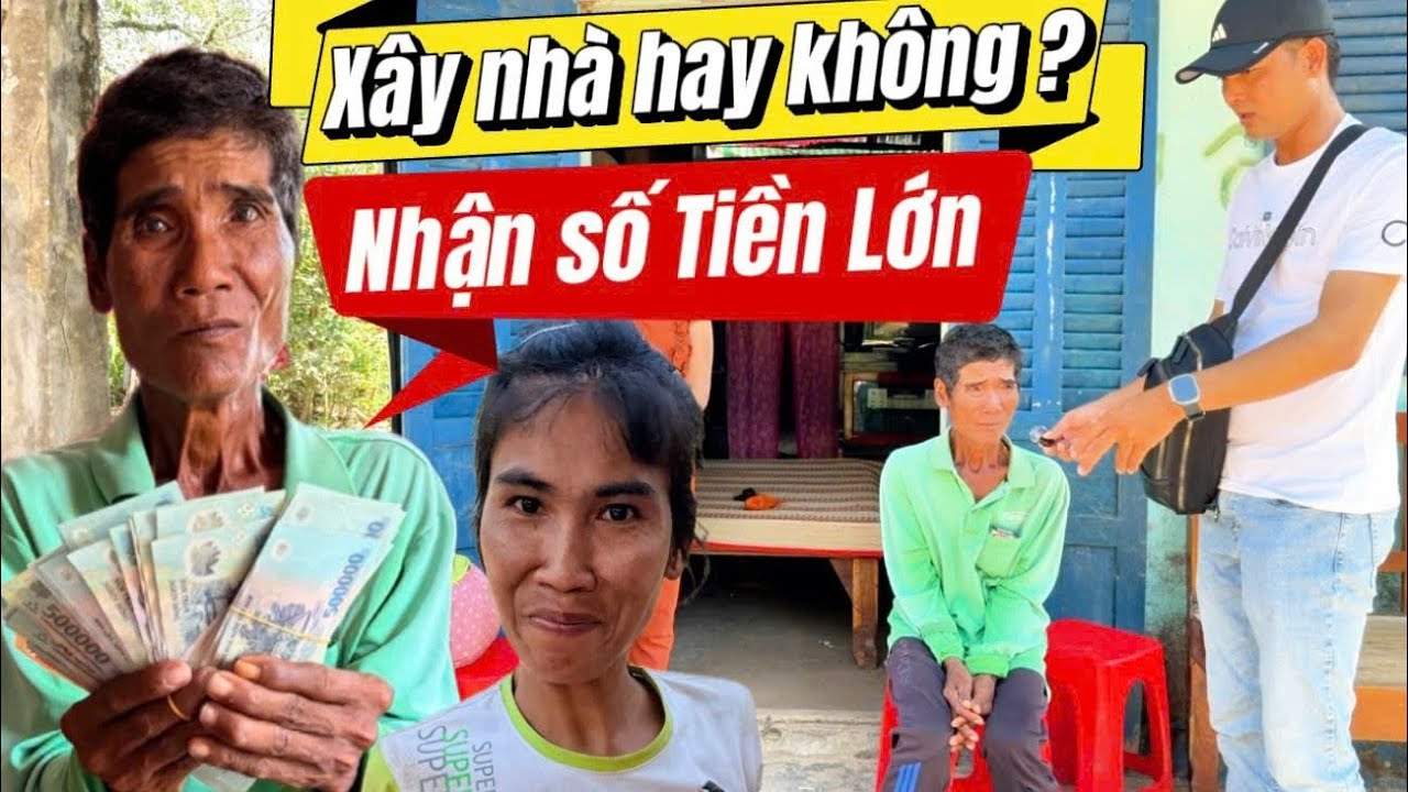 Bất ngờ CHÚ VÉ SỐ nhận được số tiền lớn kênh Hoàng Bảnh 