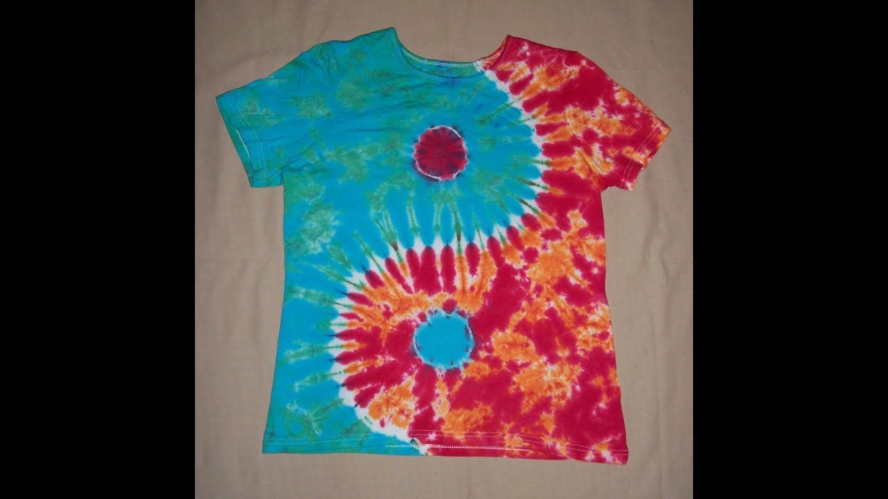 How to Tie Dye a Yin Yang Design