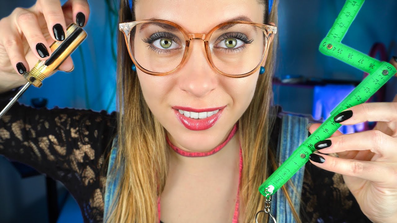 ASMR Fixing You Roleplay for SLEEP, Rubber Gloves, Measuring, Soft spoken