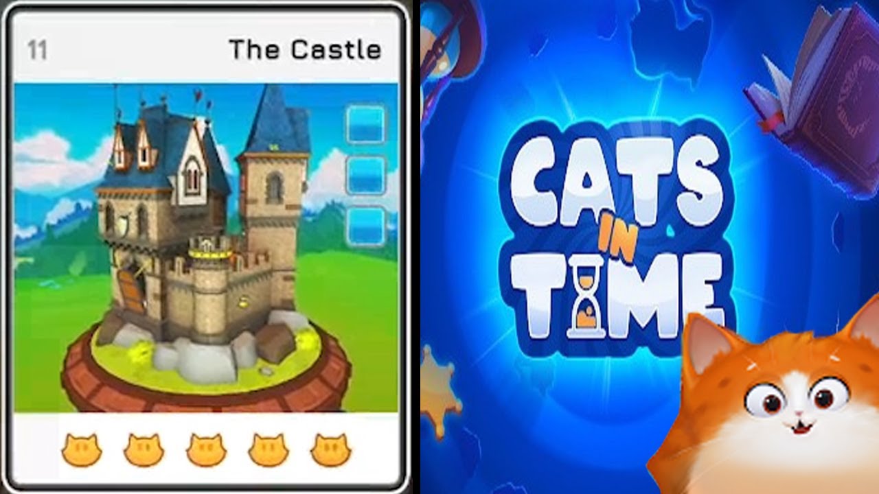 Cats in Time Level 11 Walkthrough - All Cats & All Hidden Pieces (PINE STUDIO)