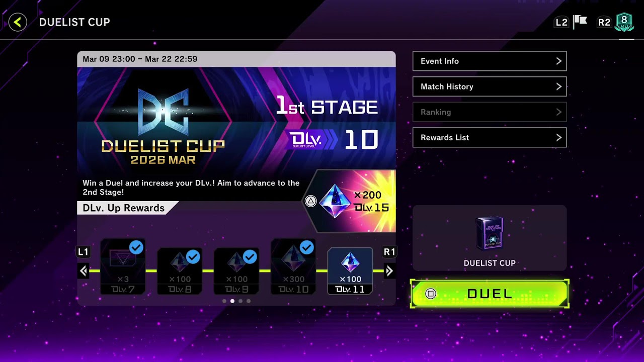Yugioh Master Duel : Duelist Cup 2026
