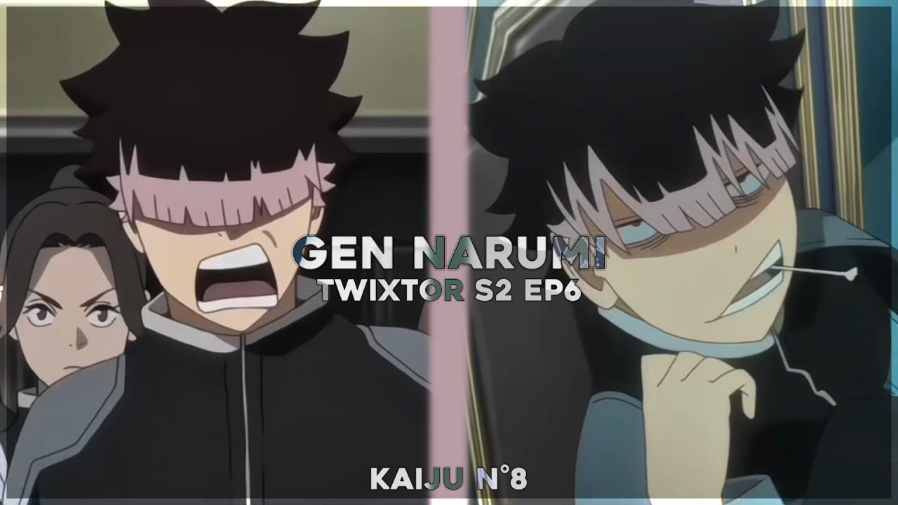 Gen Narumi - Free Twixtor clips | Kaiju n°8 • season 2 épisode 6