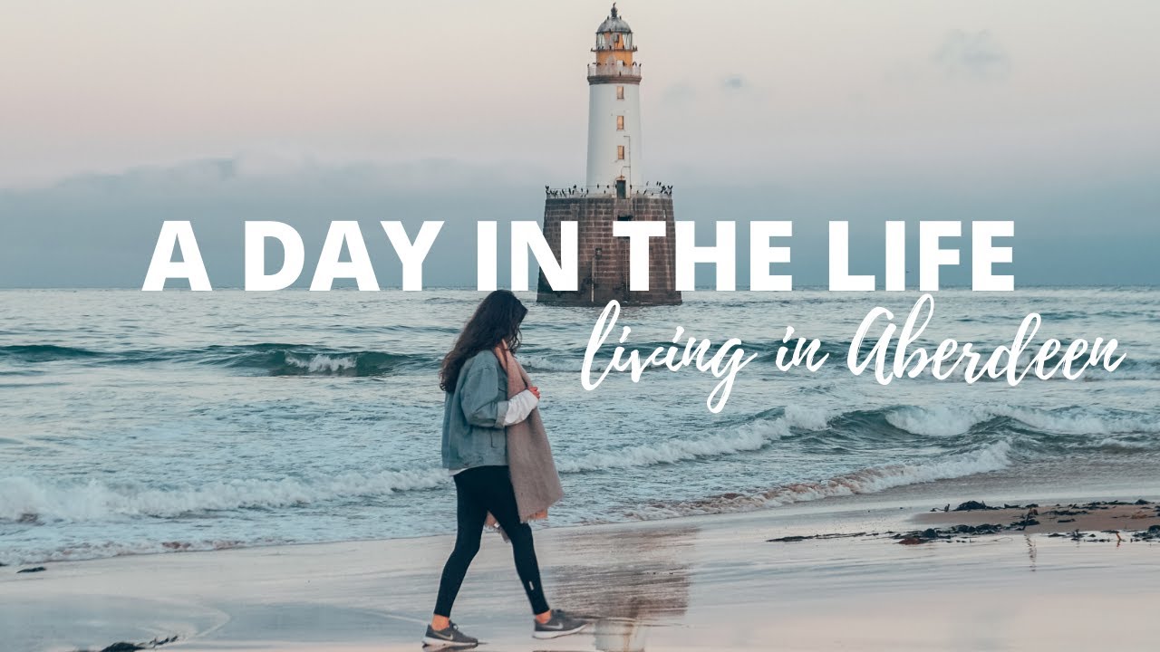 Day in the life in Aberdeen, Scotland | Rattray Head, Bonobo Cafe, work | VLOG