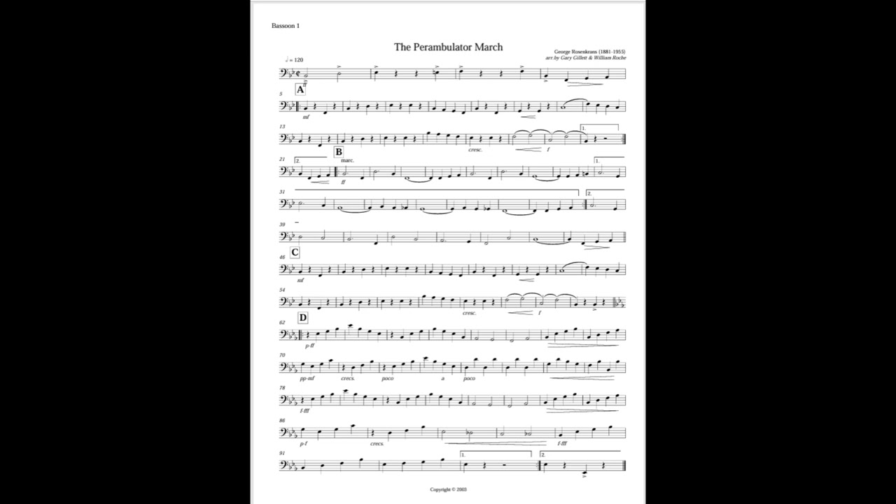 PERAMBULATOR - BASSOON