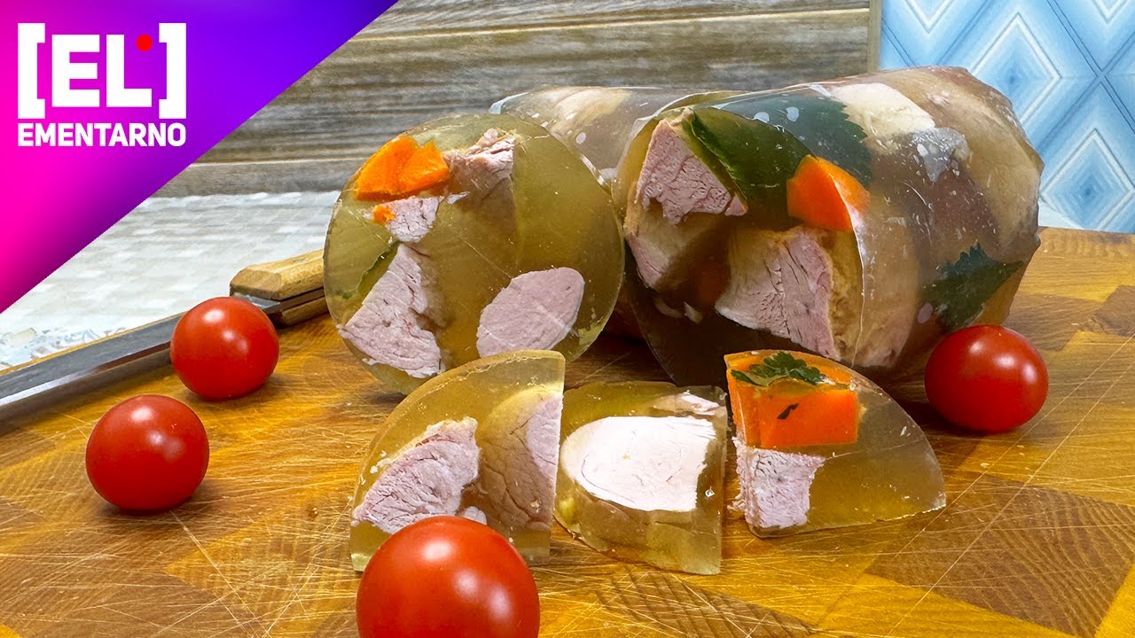 Заливное из свинины. Мясо в желе. Заливное мясо.