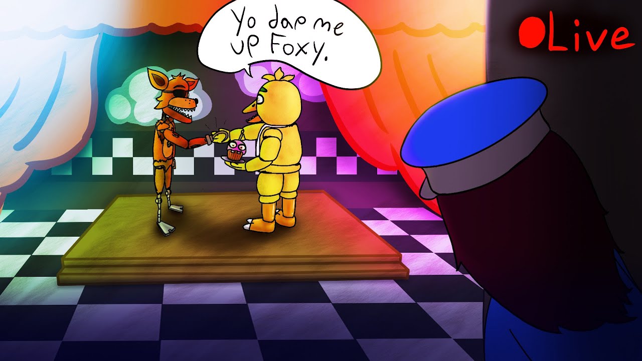 Playing Through All The FNaF Games | FNaF 1 Live!