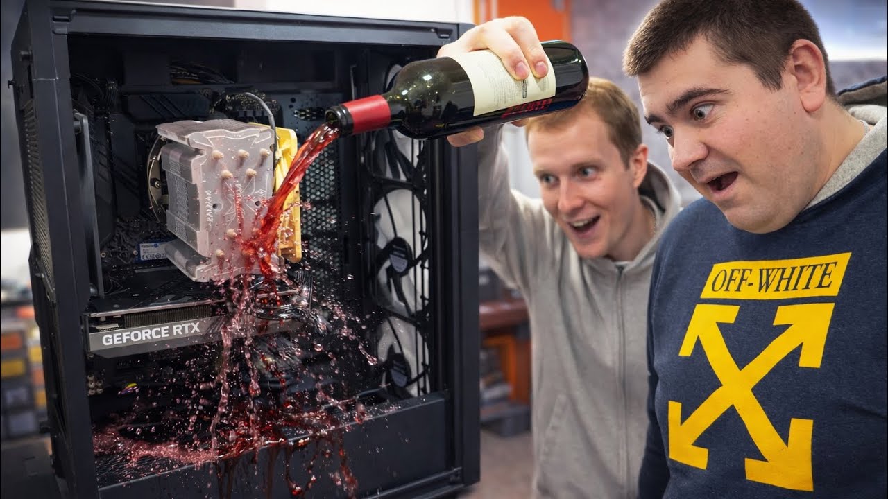 Клиент пролил ВИНО на компьютер и потом включил! Это была БОЛЬШАЯ ошибка!🤬😱