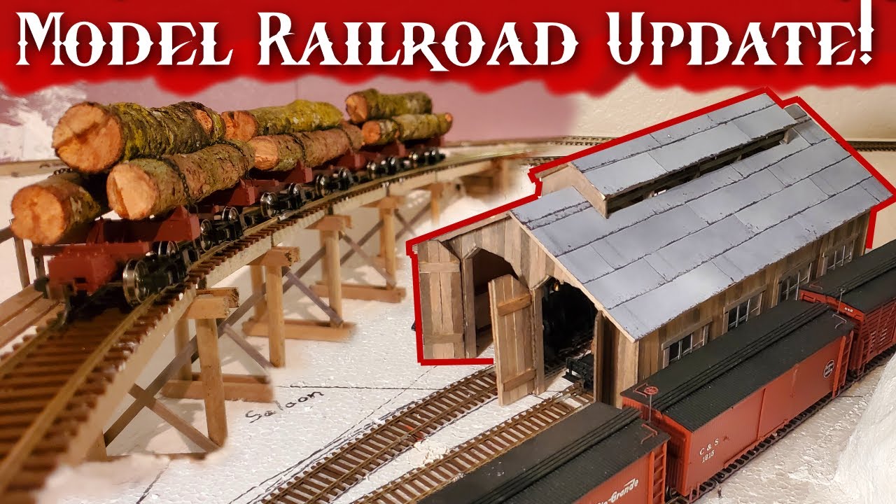 Locomotive Shed & Logging Bridge | Update 4