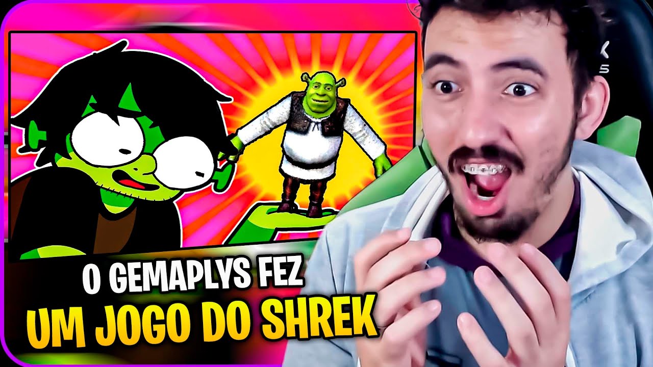 fiz um jogo do shrek em 3d sem saber programar em 3d - GEMAPLYS | Leozin React