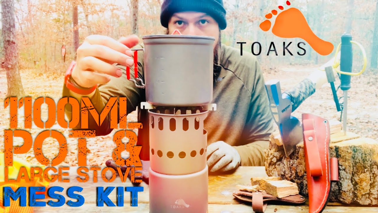 Toaks Titanium Large Stove - 1100ml Pot