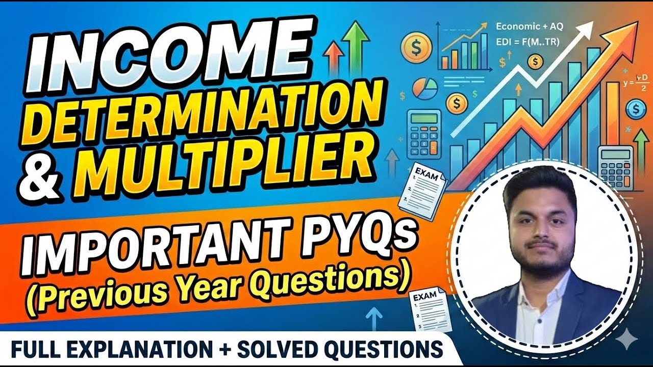 INCOME DETERMINATION AND MULTIPLIER COMPLETE REVISION | ECONOMICS | CLASS 12  BOARDS 2026