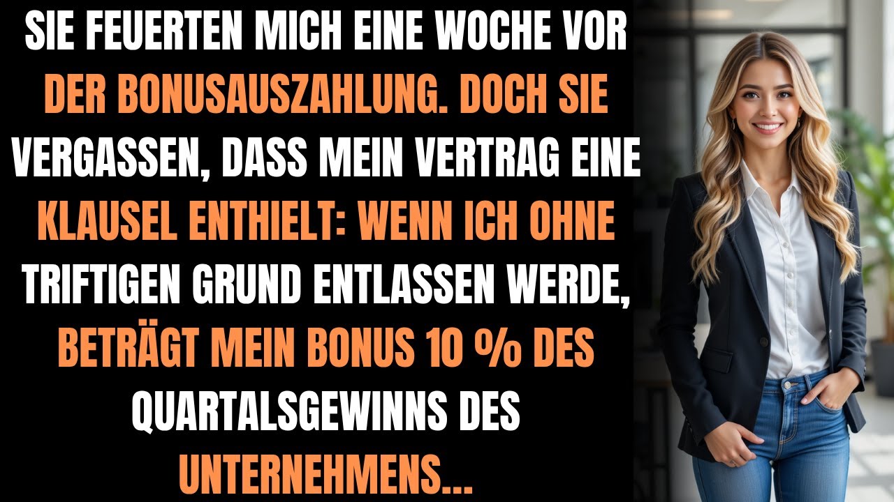 Entlassen vor der Auszahlung? Ich hatte eine 10 %-Klausel, die sie zerstörte.